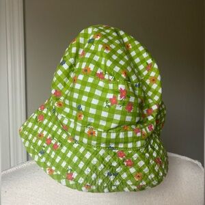 Vintage Early 2000’s | KIDS | Flowers and Fish | Reversible Bucket Hat